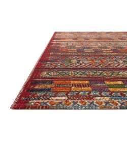 Loloi Mika MIK-09 RED / MULTI Area Rug 18 in. X 18 in. Sample