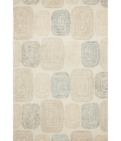 Loloi Milo MLO-01 Teal / Neutral Area Rug 2 ft. 6 in. X 9 ft. 9 in. Rectangle