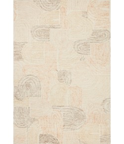 Loloi Milo MLO-02 Peach / Pebble Area Rug 2 ft. 6 in. X 9 ft. 9 in. Rectangle