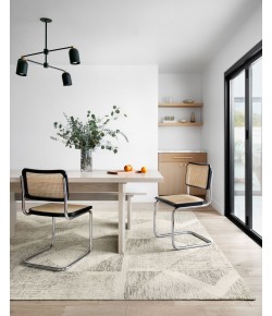 Loloi Milo MLO-06 Lt Grey / Granite Area Rug 2 ft. 6 in. X 9 ft. 9 in. Rectangle