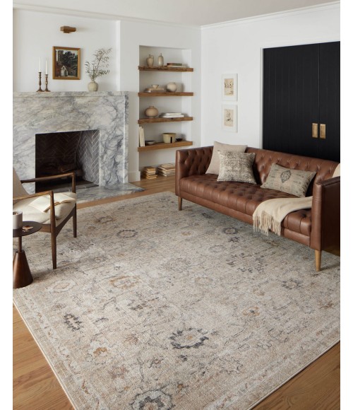 Loloi II Monroe Natural / Multi 5'-3" x 7'-9" Area Rug