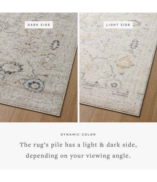 Loloi II Monroe Natural / Multi 5'-3" x 7'-9" Area Rug