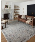 Loloi II Monroe Sky / Gold 5'-3" x 7'-9" Area Rug