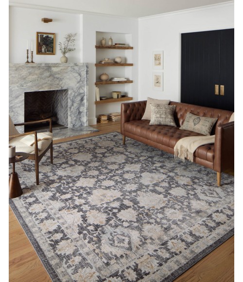 Loloi II Monroe Charcoal / Natural 7'-10" x 10' Area Rug