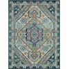 Loloi Nadia NN-03 AQUA / NAVY Area Rug 10 ft. 0 in. X 14 ft. 0 in. Rectangle
