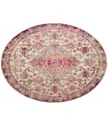 Loloi Nadia Aqua / Pink NN-03 8 ft. X 8 ft. Round Rug
