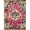 Loloi Nadia NN-04 PINK / MIDNIGHT Area Rug 18 in. X 18 in. Sample