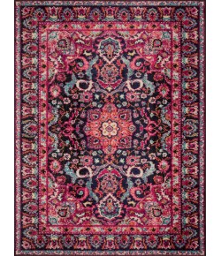Loloi Nadia NN-06 MIDNIGHT / PINK Area Rug 10 ft. 0 in. X 14 ft. 0 in. Rectangle