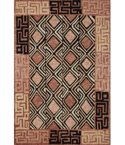 Loloi Nala Rose / Black NAL-06 5ft. X 5ft. Round Rug