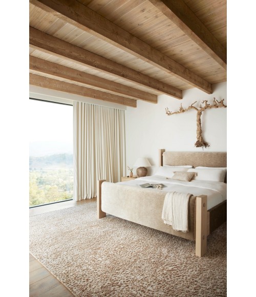 Loloi II Neda NED-02 Ivory / Sand 5'-0" x 7'-6" Area Rug