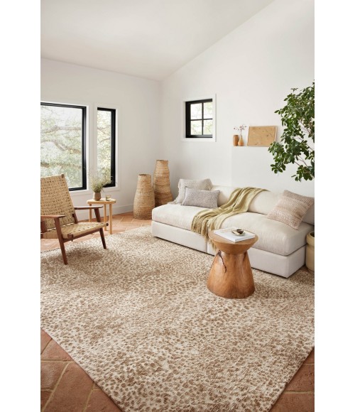 Loloi II Neda NED-02 Ivory / Sand 5'-0" x 7'-6" Area Rug