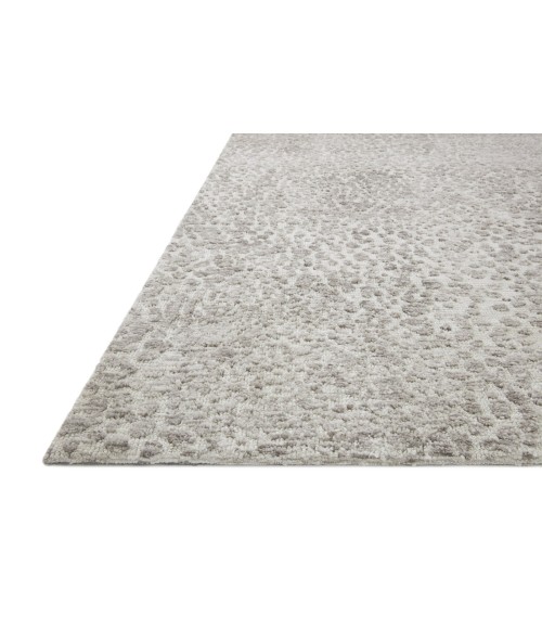 Loloi II Neda NED-02 Silver / Ivory 7'-9" x 9'-9" Area Rug
