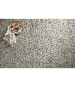Loloi Neda NED-02 Silver / Ivory Area Rug 7 ft. 9 in. X 9 ft. 9 in. Rectangle