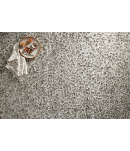 Loloi II Neda NED-02 Silver / Ivory 7'-9" x 9'-9" Area Rug