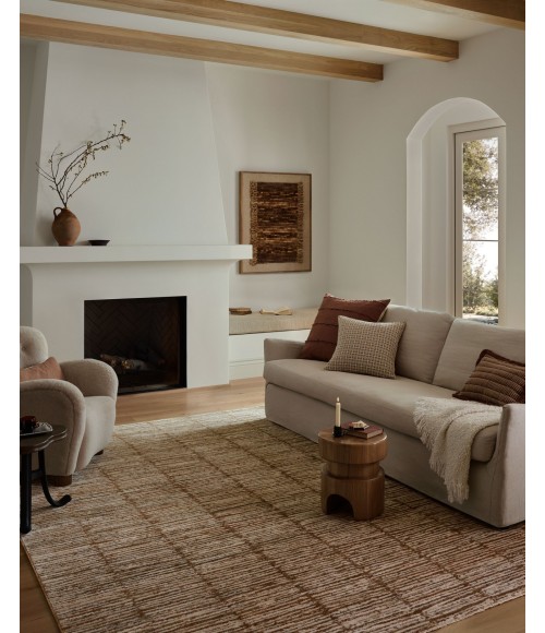 Loloi Nellie Terracotta / Ivory NEL-01 2ft.-6in. X 7ft.-6in. Rect. Rug