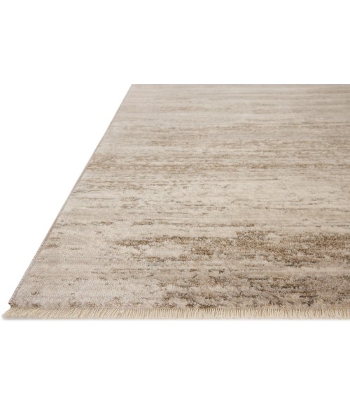 Loloi Nellie Ivory / Pebble NEL-04 18in. X 18in. Sample Rect. Rug
