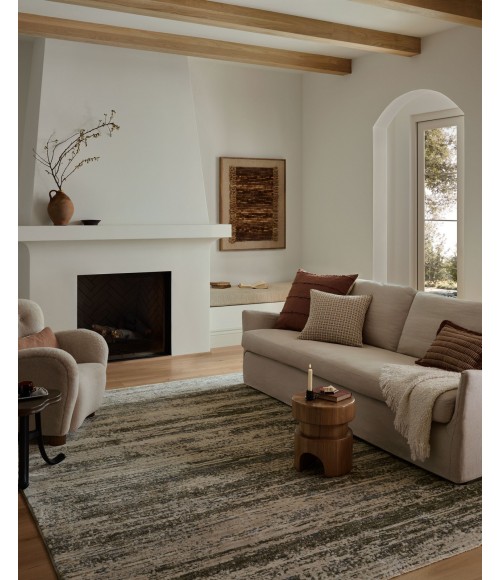 Loloi Nellie Lagoon / Dove NEL-04 18in. X 18in. Sample Rect. Rug