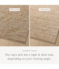 Loloi Newman Wheat / Natural NEW-02 18in. X 18in. Sample Rect. Rug