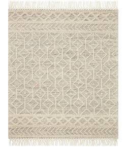 Loloi Noelle NOE-02 IVORY / BLACK Area Rug 18 in. X 18 in. Sample
