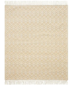 Loloi Noelle NOE-06 IVORY / GOLD Area Rug 18 in. X 18 in. Sample