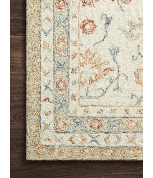 Loloi Norabel Ivory / Rust Rug NOR-03 8 ft. 6 in. X 12 ft. Rectangle - Rugs Town Loloi Norabel Ivory / Rust NOR-03 8 ft. 6 in. X 12 ft. Rectangle Rug