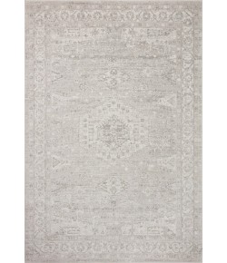 Loloi Odette ODT-02 Silver / Ivory Area Rug 7 ft. 10 in. X 7 ft. 10 in. Round
