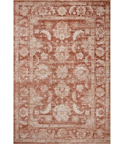 Loloi Odette ODT-03 Rust / Ivory Area Rug 2 ft. 7 in. X 8 ft. 0 in. Rectangle