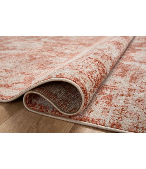 Loloi II Odette Rust / Ivory 2'-7" x 8'-0" Runner Rug