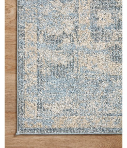 Loloi II Odette Sky / Beige 2'-7" x 8'-0" Runner Rug