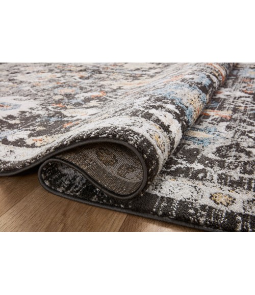Loloi II Odette Charcoal / Multi 6'-7" x 9'-6" Area Rug