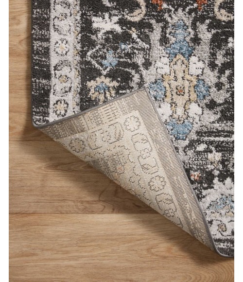 Loloi II Odette Charcoal / Multi 6'-7" x 9'-6" Area Rug