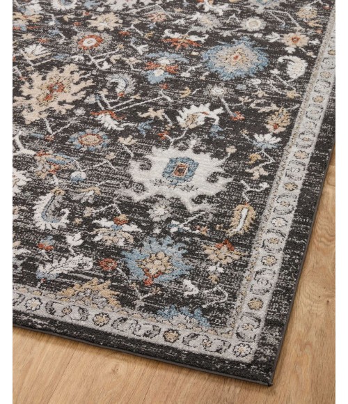 Loloi II Odette Charcoal / Multi 6'-7" x 9'-6" Area Rug