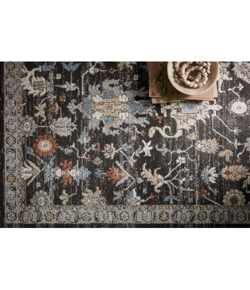 Loloi II Odette Charcoal / Multi 6'-7" x 9'-6" Area Rug