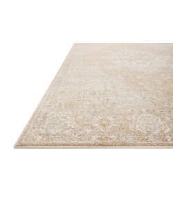 Loloi Odette ODT-05 Beige / Silver Area Rug 7 ft. 10 in. X 7 ft. 10 in. Round