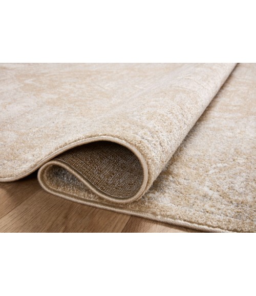 Loloi Odette Area Rug Loloi II Odette Beige / Silver 5'-3" x 5'-3" Round Accent Rug
