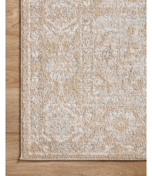 Loloi Odette Area Rug Loloi II Odette Beige / Silver 5'-3" x 5'-3" Round Accent Rug
