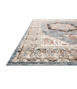 Loloi Odette ODT-06 Sky / Multi Area Rug 7 ft. 10 in. X 7 ft. 10 in. Round