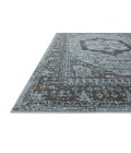 Loloi II Odette Sky / Charcoal 5'-3" x 5'-3" Round Accent Rug