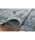 Loloi II Odette Sky / Charcoal 5'-3" x 5'-3" Round Accent Rug