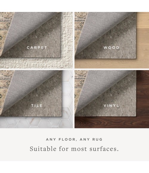 Loloi Cushion Grip All Surface Rug Pad Area Rug Loloi Cushion Grip All Surface Grey 10'-0" x 14'-0" Rug Pad