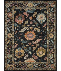 Loloi Padma PMA-01 BLACK / MULTI Area Rug 3 ft. 0 in. X 3 ft. 0 in. Round