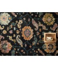 Loloi Padma Black / Multi Rug PMA-01 18 in. X 18 in. Sample - Rugs Town Loloi Padma Black / Multi PMA-01 18 in. X 18 in. Sample Rug