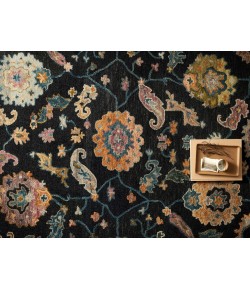 Loloi Padma Black / Multi PMA-01 18 in. X 18 in. Sample Rug