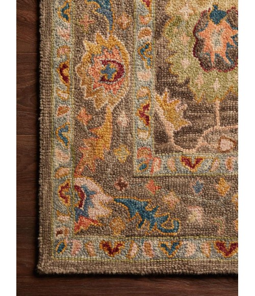 Loloi Padma Charcoal / Multi PMA-01 8 ft. 6 in. X 12 ft. Rectangle Rug
