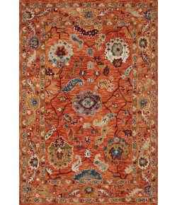 Loloi Padma PMA-01 ORANGE / MULTI Area Rug 3 ft. 0 in. X 3 ft. 0 in. Round