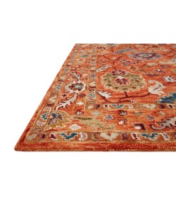Loloi Padma PMA-01 ORANGE / MULTI Area Rug 3 ft. 0 in. X 3 ft. 0 in. Round
