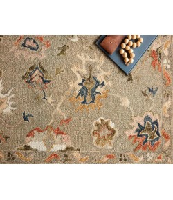 Loloi Padma PMA-02 GREY / MULTI Area Rug 3 ft. 0 in. X 3 ft. 0 in. Round
