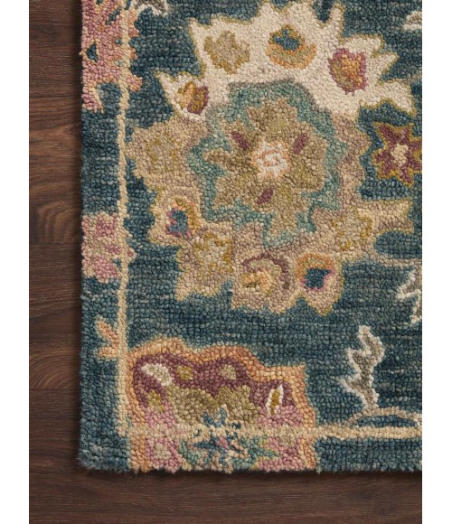 Loloi Padma Navy / Multi 2'-6" x 9'-9" Runner Rug
