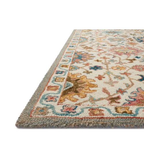 Loloi Padma Ivory / Multi PMA-05 3 ft. X 3 ft. Round Rug