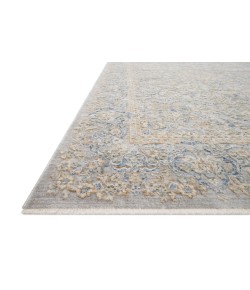 Loloi Pandora PAN-01 STONE / GOLD Area Rug 18 in. X 18 in. Sample